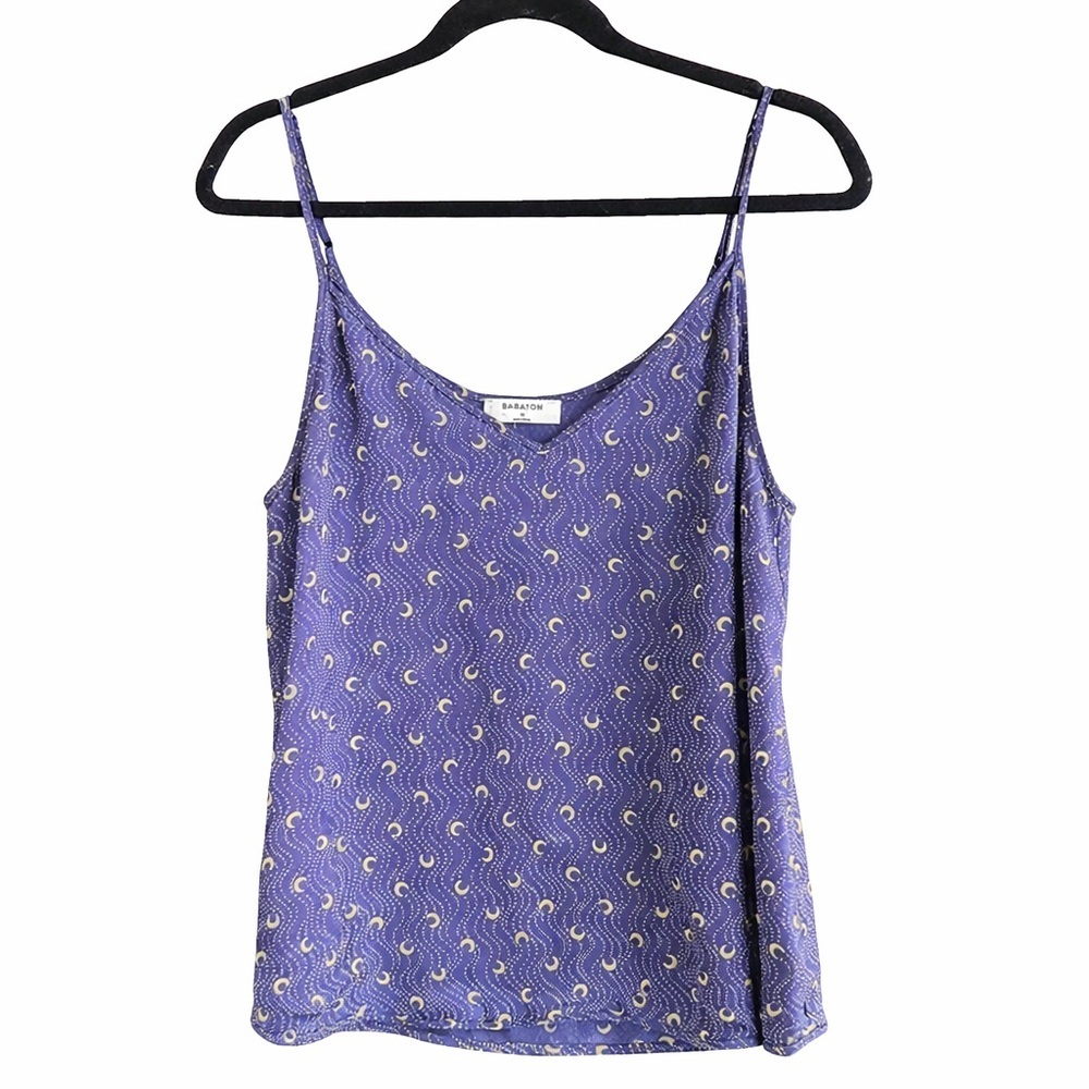 Babaton Blue Celestial Crescent-Print Camisole